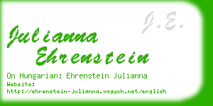 julianna ehrenstein business card